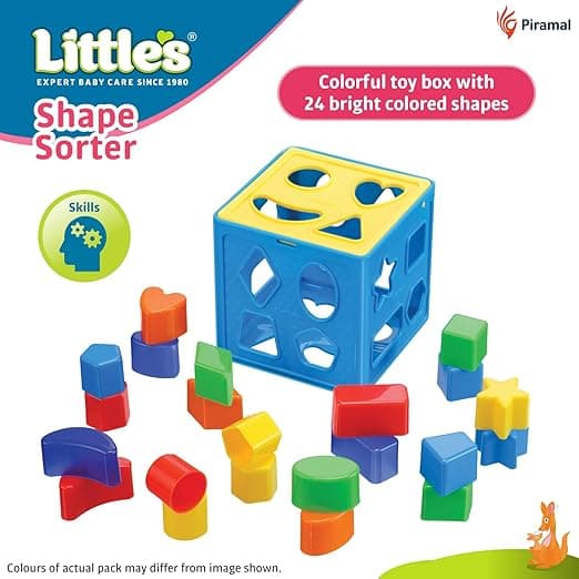 Little's Shape Sorter Cube | Shape Sorter Toys for Kids - Image 1